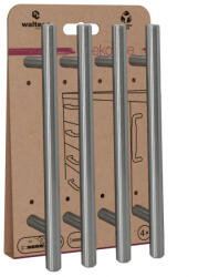 WALTECO Maxim kilincsgarnitúra 128mm szálcsiszolt szatén nikkel 4 db (WT-7733)