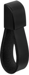 WALTECO Nibe bútorgomb bőr fekete (WT-7403)