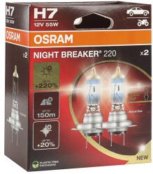 OSRAM Night breaker laser +220% H7 55w 2db (2200x) - valtogomb