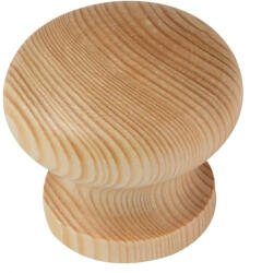 WALTECO Lava bútorgomb átmérő 39mm lakkozott fenyő (WT-7261)