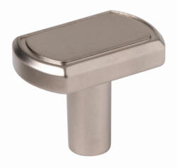 WALTECO Bútorgomb Wiliam 28x23x18 matt nikkel (WT-7080)