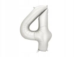 Party Deco Fólia lufi, Size kb. 86cm, ezüst színű