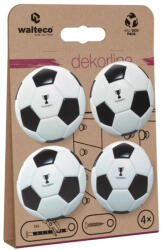 WALTECO Bútorgomb-készlet focilabdák átmérő 50 mm 4 db (WT-7702)
