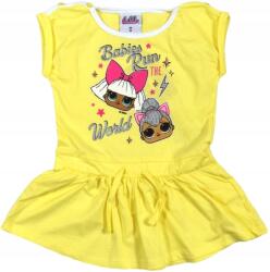 EplusM Lol Surprise Pamut Ruha, Size 98, rövid ujjú, sárga