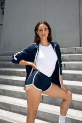 American Apparel AA7301 Női pamut short, futónadrág American Apparel, Black/White-L (aa7301bl-wh-l)