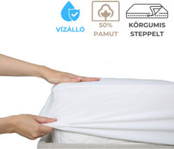 Kartaltex Vízhatlan matracvédő - gumilepedő - 140x200 cm - körgumis, steppelt - inkontinencia lepedő