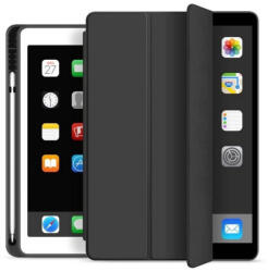 Tech-Protect Smartcase Pen iPad 10.2 (2019/2020) oldalra nyíló okos tok, fekete