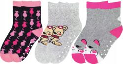 Noviti 3db-os zokni, frottír, Size 31/34, ABS csúszásgátló