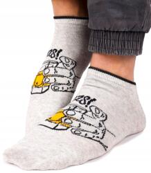 YOCLUB Zokni, ifjúsági, 35/38-as, szürke, férfi (SKS-0086F-C700#035038)