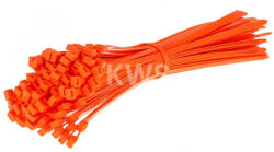 SapiSelco Fluoreszkáló 280x4, 5 Neon - narancs kábelkötegelő - gyorskötöző (100db/cs) Márka: SapiSelco SELFIT FLUOR [SEL. 42.425R]