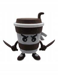 MORANQ Cappuccino Assassino figura, 10cm, műanyag, TikTok, gyűjtői játék (AC1)