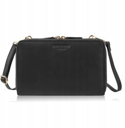 Paolo Peruzzi Női bőr borítéktáska, kis fekete kézitáska Paolo Peruzzi KV-02-BLZ (KV-02-BLZ)