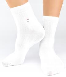  Pamut Zokni, 41/46-os, fehér, 75% pamut, 22% poliészter, ifjúsági (5905204339381)