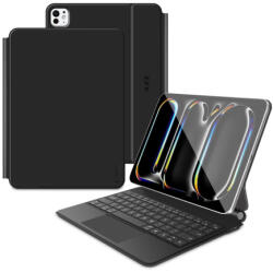 Tech-Protect Smartcase Keyboard husa cu tastatura pentru iPad Pro 11'' 5-6gen 2024-2025, negru (TEC335817)