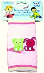 EplusM Yoclub csecsemő térdvédő, maci és nyuszi, pamut, poliamid