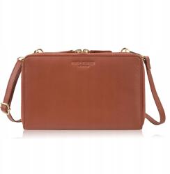 Paolo Peruzzi Kis női bőr kézitáska borítéktáska konyak színű Paolo Peruzzi KV-02-CG (KV-02-CG)