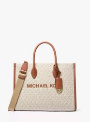 Michael Kors Mirella nagyméretű kézitáska, tejes, vászon