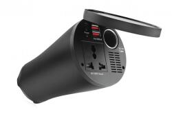 AMiO Átalakító inverter feszültségátalakító 12V / 230V 150W / 300W 2xUSB PI02 PREMIUM (02469)