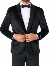 OppoSuits MO2 férfi blézer, fekete bársony, exkluzív (ODJM-1005)