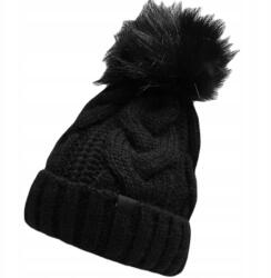 4F Téli Sapka, Size S, pomponnal (H4Z22-CAD010-20S GŁĘBOKA CZERŃ)