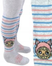 EplusM Harisnyanadrág, Na! Na! Na! Surprise Lol, szürke, lányoknak, Size 98/104, pamut