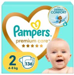 Pampers Бебешки пелени Pampers Premium Care - Mini, Размер 2, 4-8 kg, 136 броя (1100017444) - baby