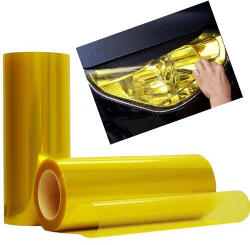  Autó lámpa fólia - Sárga - 1méter*30cm (AL-2214)