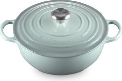 Le Creuset Oală La Marmite Signature 26 cm, culoare sare de mare (21114267170430)