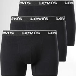 Levi's Slipuri pentru bărbați Negru 3Pachet 701236673-001 (701236673-001)