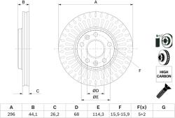 Bosch Disc frana BOSCH 0 986 479 E77 (0 986 479 E77) - fixbox