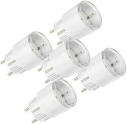 Shelly Set of 5 Shelly Plug S MTR Gen3 Smart Outlet (Black) (PlugSMTRgen3x5)