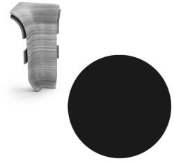 Naturel Sarokelem szegélyléchez „íves Naturel fekete sima, PVC hossz 0, 5 cm, élmagasság 56 mm, NATNGTW15 (NGTW15)