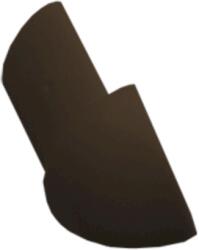 Profil-EU Sar a sínre Profil-EU sötétbarna, PVC, él magassága 8 mm, LROH8H (4306814)