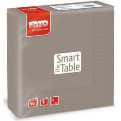FATO Szalvéta 2 rétegű 33x33 cm 50 lap/cs Fato Smart Table galambszürke (82623600)