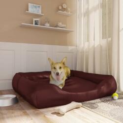 vidaXL 120x100x27 cm brown pleather/plush 171246