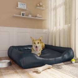 vidaXL 120x100x27 cm navy pleather/plush 171237