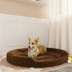 vidaXL 110x90x23 cm brown plush 171393