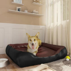 vidaXL 80x68x23 cm black/brown pleather 171241