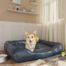 vidaXL 105x80x25 cm navy pleather 171236