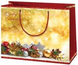 Cardex "Boldog karácsonyt!" közepes ajándéktáska 17x10x23 cm 47102