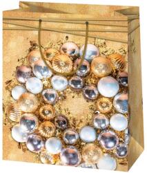 Cardex Arany színű közepes méretű ajándéktáska 17x10x23 cm 47074