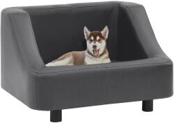 vidaXL Dog sofa 67x52x40 cm grey pleather 170945