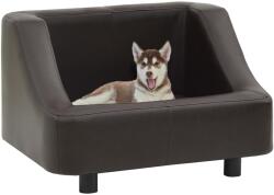 vidaXL Dog sofa 67x52x40 cm brown pleather 170944