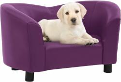 vidaXL Dog sofa 67x41x39 cm red pleather 171029