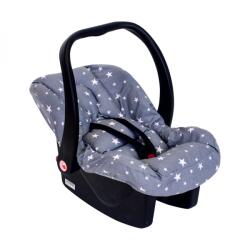 SeviBebe Husa scoica auto cu reductor Grey Stars SeviBebe