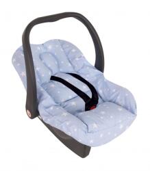 SeviBebe Husa scoica auto cu reductor Blue Stars SeviBebe