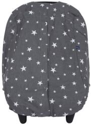 SeviBebe Husa protectie scoica auto Grey Stars SeviBebe