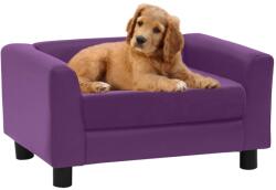 vidaXL Dog sofa 60x43x30 cm burgundy pleather 171073