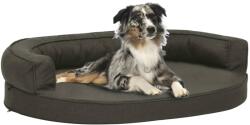 vidaXL Mattress 90x64 cm dark grey 171291