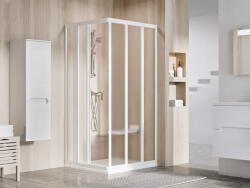 RAVAK Supernova ASRV3-80 zuhanykabin 198 fehér+grape - szerelvenycenter